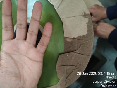 Damaged Stock of Packing Material